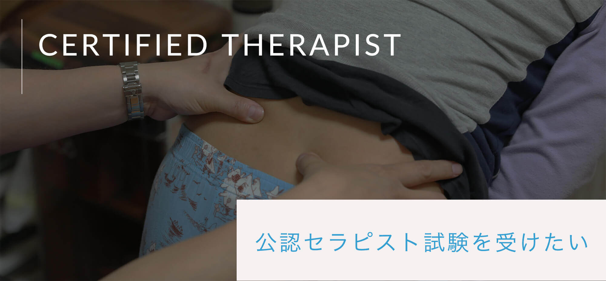 公認セラピスト試験を受けたい